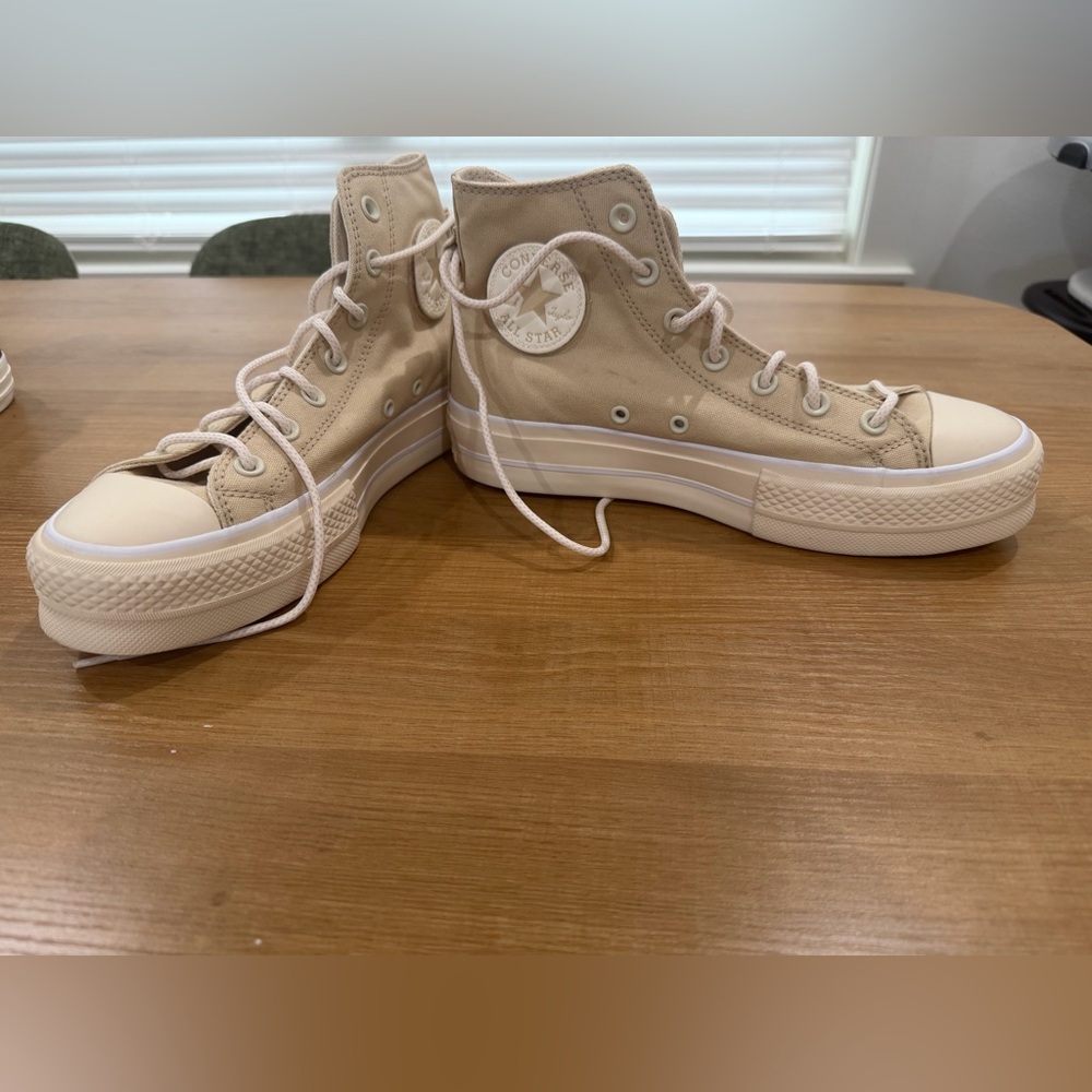 Converse Women's High-Top Sneakers - Beige